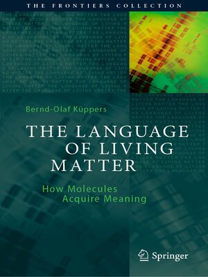 cover image of The Language of Living Matter